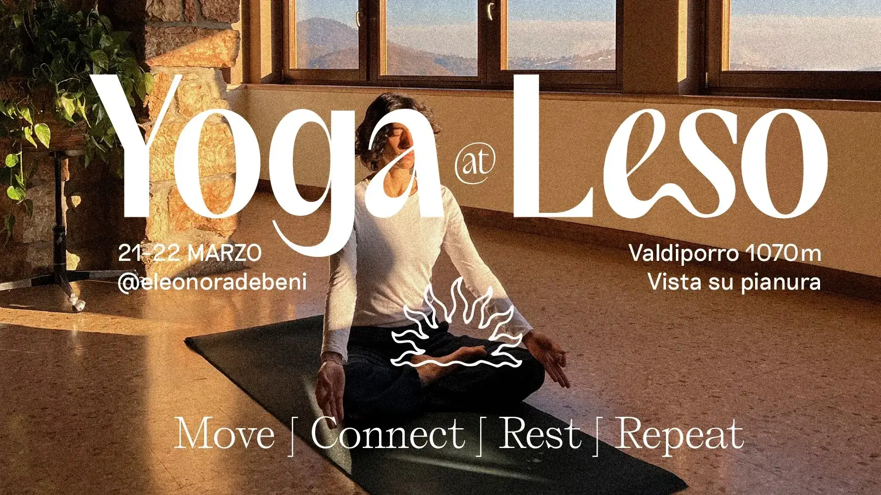 Yoga at Leso: comunicazione del ritiro